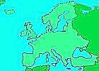 Locate the Countries of Europe with no borders