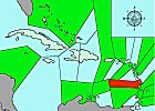 Locate the Islands of the Caribbean (large click zones)